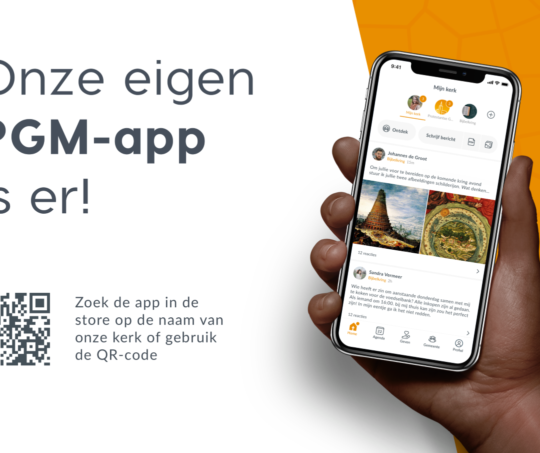 PGM Kerk App is nu beschikbaar