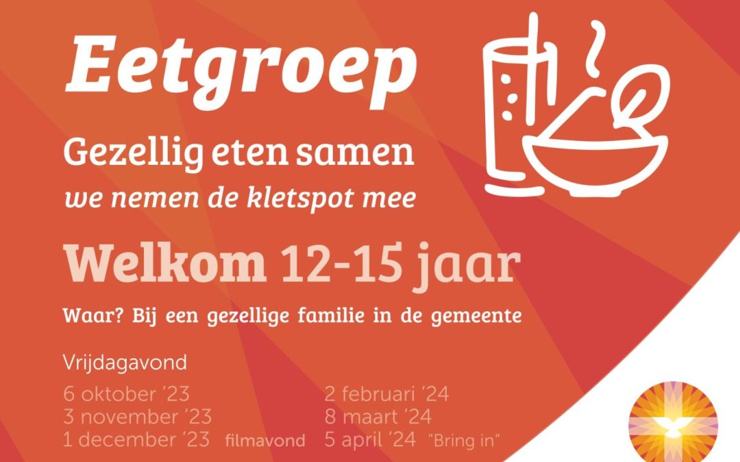 Eetgroep 12-15 jarigen