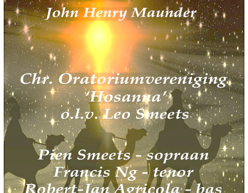 Hosanna voert kerstcantate Bethlehem van John Henry Maunder uit